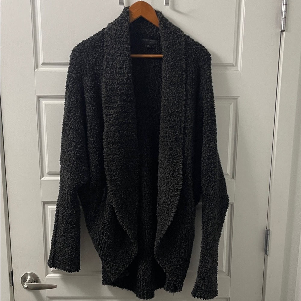 Barefoot Dreams Charcoal CozyChic Cardigan
